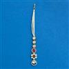 Kundan Delicate Tikka With Mehndi Plating