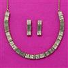 Kundan Classic Necklace Set With Mehndi Plating