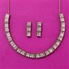 Kundan Classic Necklace Set With Mehndi Plating