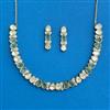 Kundan Classic Necklace Set With Mehndi Plating