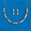 Kundan Classic Necklace Set With Mehndi Plating