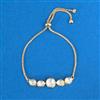 Kundan Adjustable Bracelet With Carat Plating