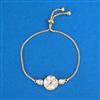 Kundan Adjustable Bracelet With Carat Plating