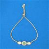 Kundan Adjustable Bracelet With Carat Plating