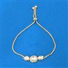 Kundan Adjustable Bracelet With Carat Plating
