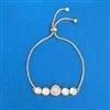 Kundan Adjustable Bracelet With Carat Plating