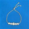 Kundan Adjustable Bracelet With Carat Plating