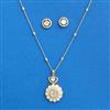 Kundan Chain Pendant Set With Carat Plating