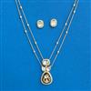 Kundan Chain Pendant Set With Carat Plating