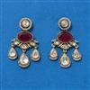 Kundan Classic Earring With Mehndi Plating