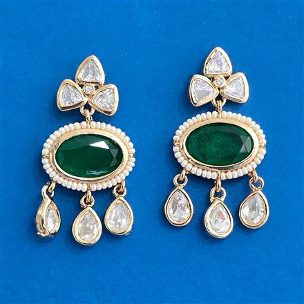Kundan Classic Earring With Carat Plating