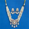 Kundan Classic Necklace SetWith Carat Mehndi Plating