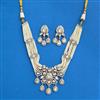Kundan Classic Necklace SetWith Carat Mehndi Plating