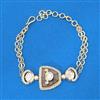 Kundan Classic Bracelet With Carat Plating
