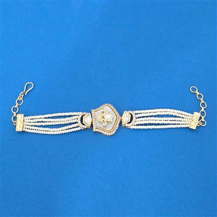 Kundan Classic Bracelet With Carat Plating
