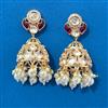 Kundan Jhumki With Carat Plating