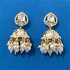 Kundan Moti Earring With Carat Plating
