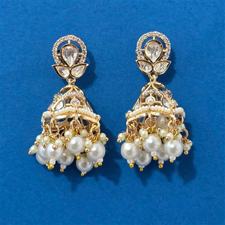 Kundan Classic Earring With Carat Plating