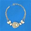 Kundan Classic Bracelet With Carat Plating