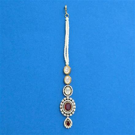 Kundan Classic Tikka With Mehndi Plating