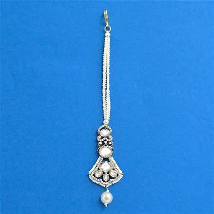 Kundan Classic Tikka With Mehndi Plating
