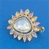 Kundan Adjustable Ring With Carat Gold Plating