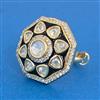 Kundan Adjustable Ring With Carat Gold Plating