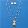 Kundan Classic Pendant Set With Carat Gold Plating