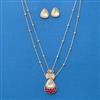 Kundan Classic Pendant Set With Carat Gold Plating