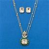 Kundan Classic Pendant Set With Carat Gold Plating
