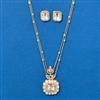 Kundan Classic Pendant Set With Carat Gold Plating