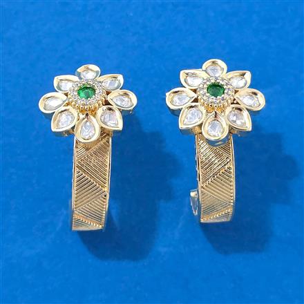Kundan Bali With Carat Gold Plating
