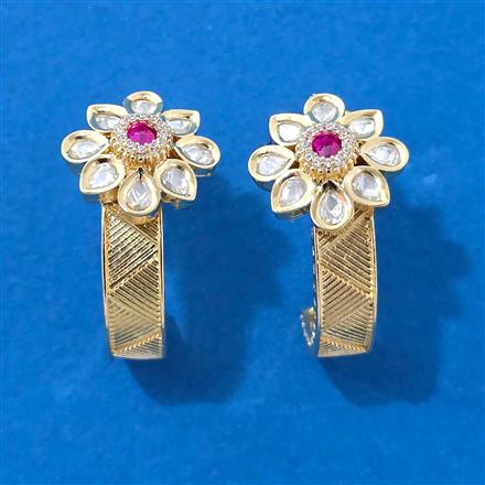 Kundan Bali With Carat Gold Plating