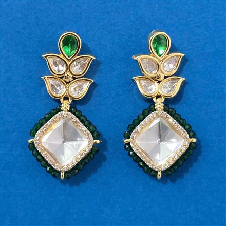 Kundan Classic Earring With Carat Gold Plating