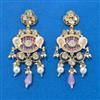Kundan Moti Earring With Carat Gold Plating
