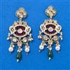 Kundan Moti Earring With Carat Gold Plating