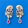 Kundan Delicate Earring With Carat Gold Plating