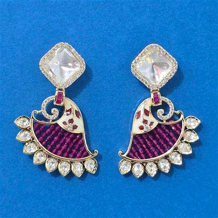 Kundan Classic Earring With Carat Gold Plating