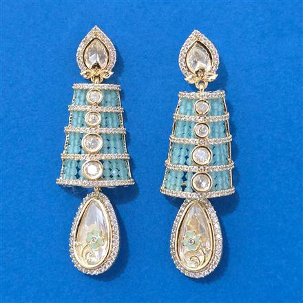 Kundan Classic Earring With Carat Gold Plating