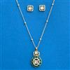 Kundan Classic Pendant Set With Gold Plating