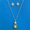 Kundan Classic Pendant Set With Gold Plating