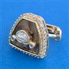 Kundan Adjustable Ring With Gold Plating