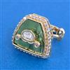 Kundan Adjustable Ring With Gold Plating