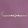 Kundan Adjustable Bracelet With Carat Gold Plating