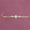 Kundan Adjustable Bracelet With Carat Gold Plating
