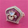 Kundan Adjustable Ring With Carat Gold Plating