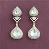 Kundan Classic Earring With Black Carat Plating