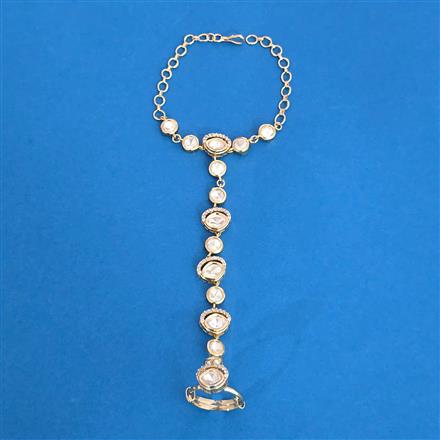 Kundan Classic Hath Pan With Carat Gold Plating