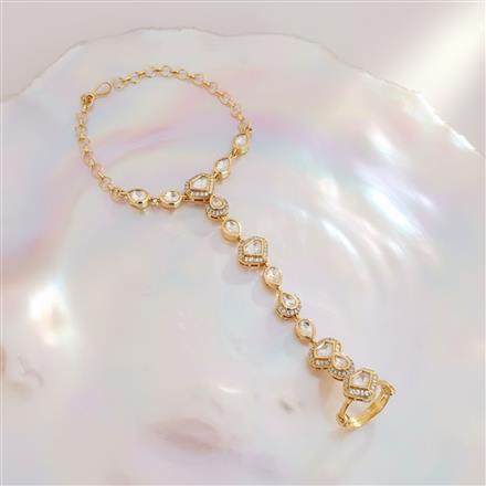 Kundan Classic Hath Pan With Carat Gold Plating
