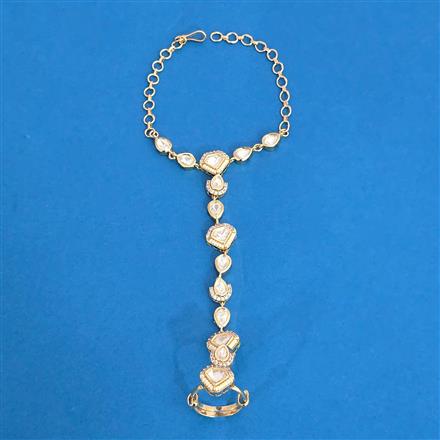 Kundan Classic Hath Pan With Carat Gold Plating